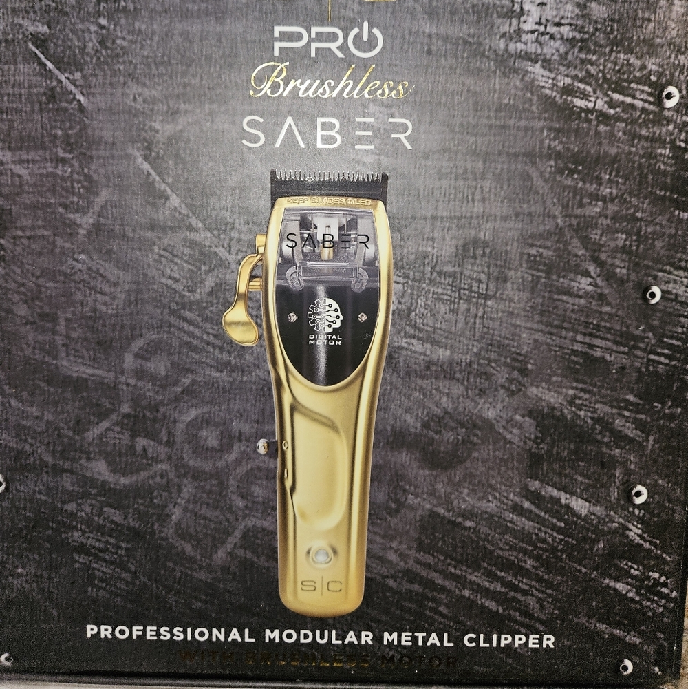 Stylecraft Brushless Saber PRO Metal Clipper NO CHARGER & Small Crack